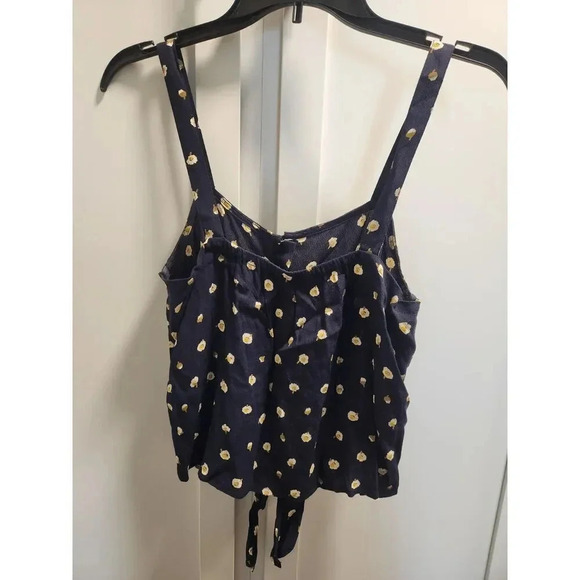 Madewell Button-Front Tie Tank in Daisy Dots - Picture 3 of 6